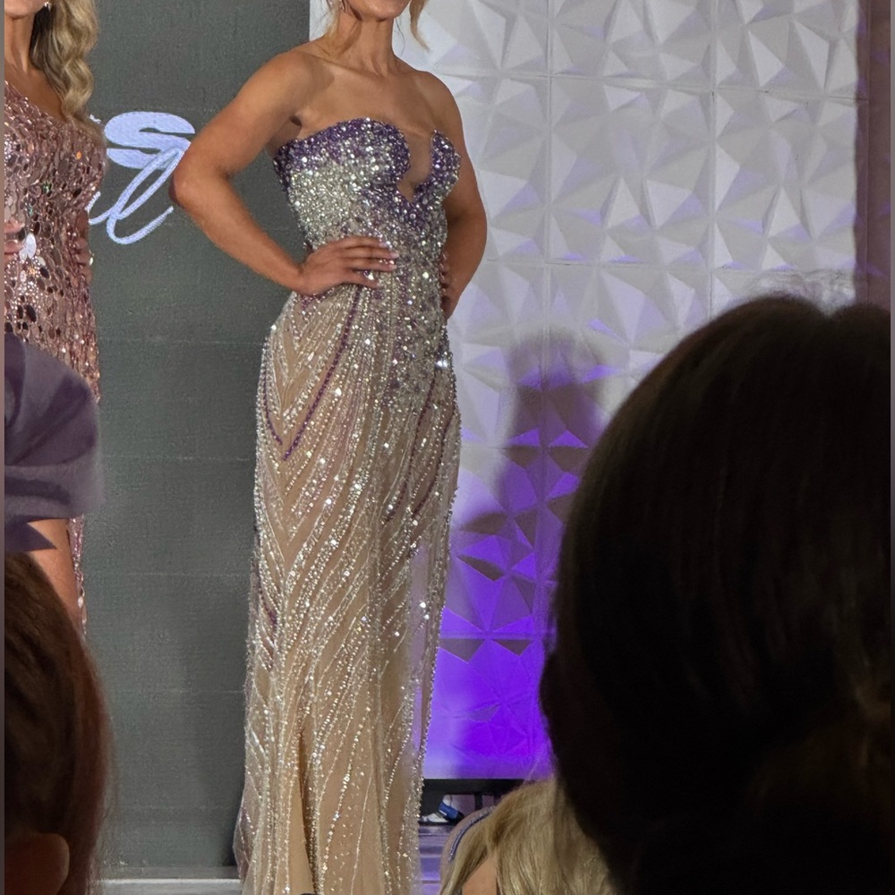 Couture Yali pageant gown